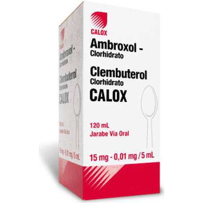 AMBROXOL JARABE X 120 ML 15MG 5ML  CALOX