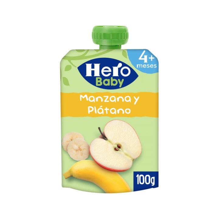 HERO MANZANA Y PLATANO 100G