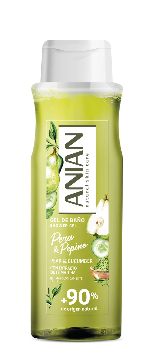 ANIAN - SHOWER GEL PERA Y PEPINO 750 ML