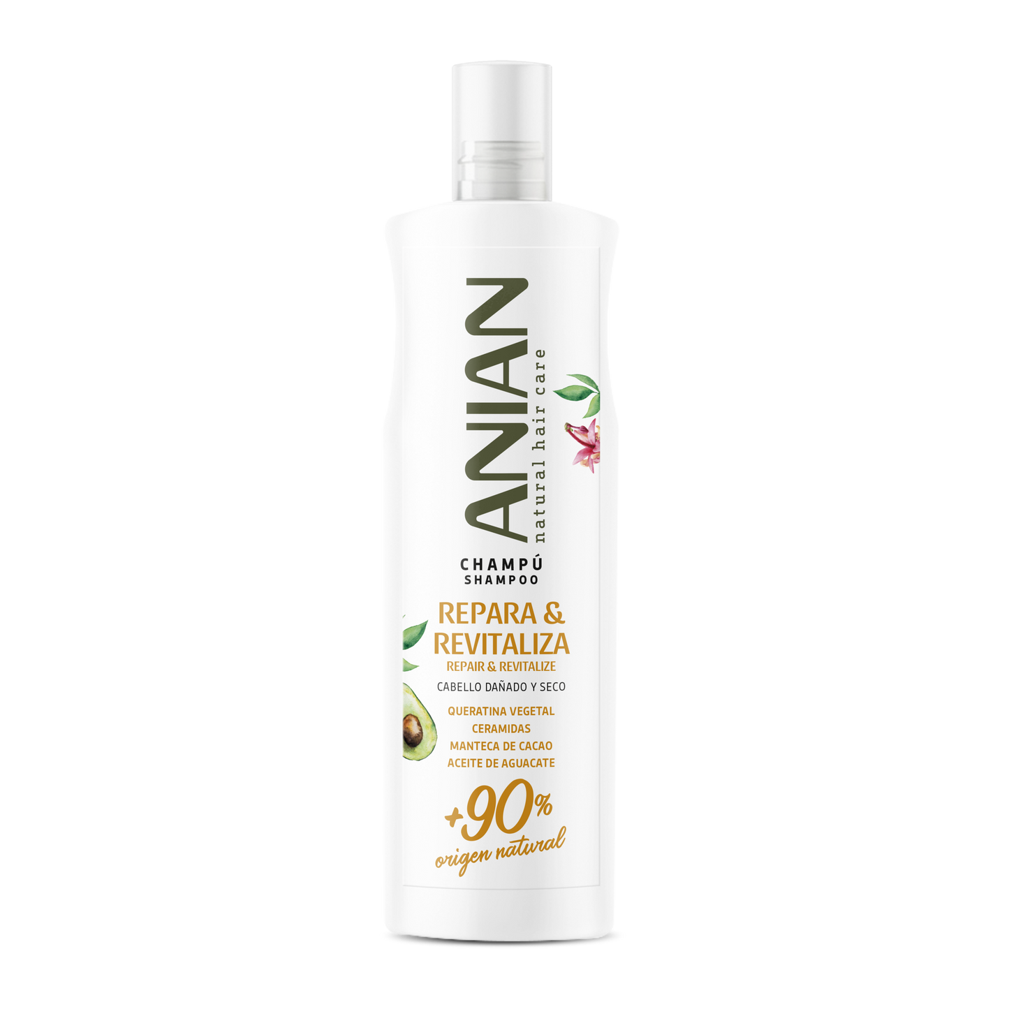 ANIAN - SHAMPOO REPARA Y REVITALIZA 400 ML