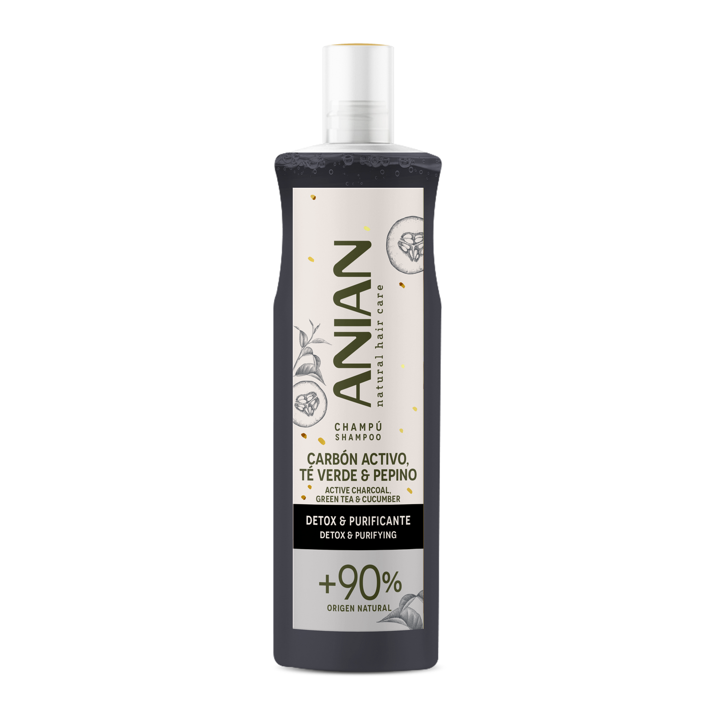 ANIAN - SHAMPOO CARBON ACTIVO 400 ML