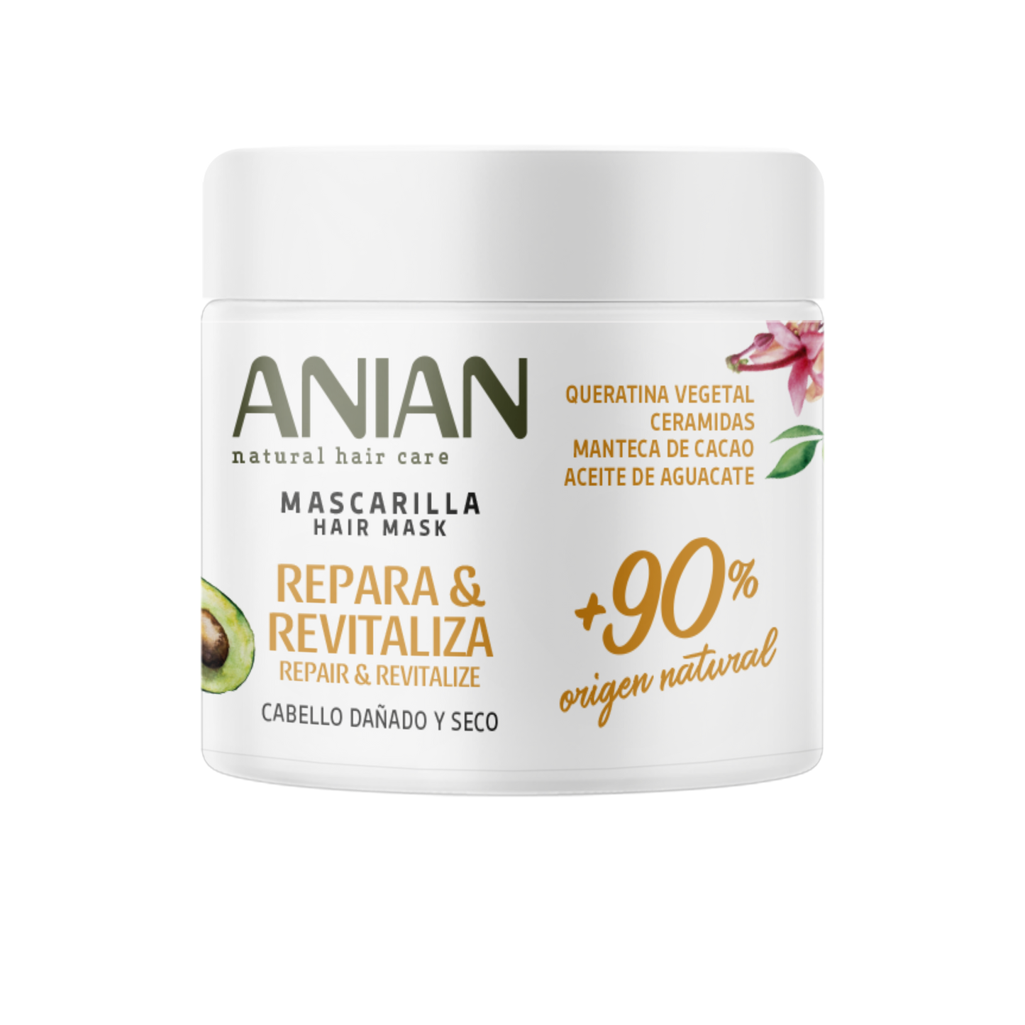 ANIAN - HAIR MASK REPARA Y REVITALIZA 350 ML