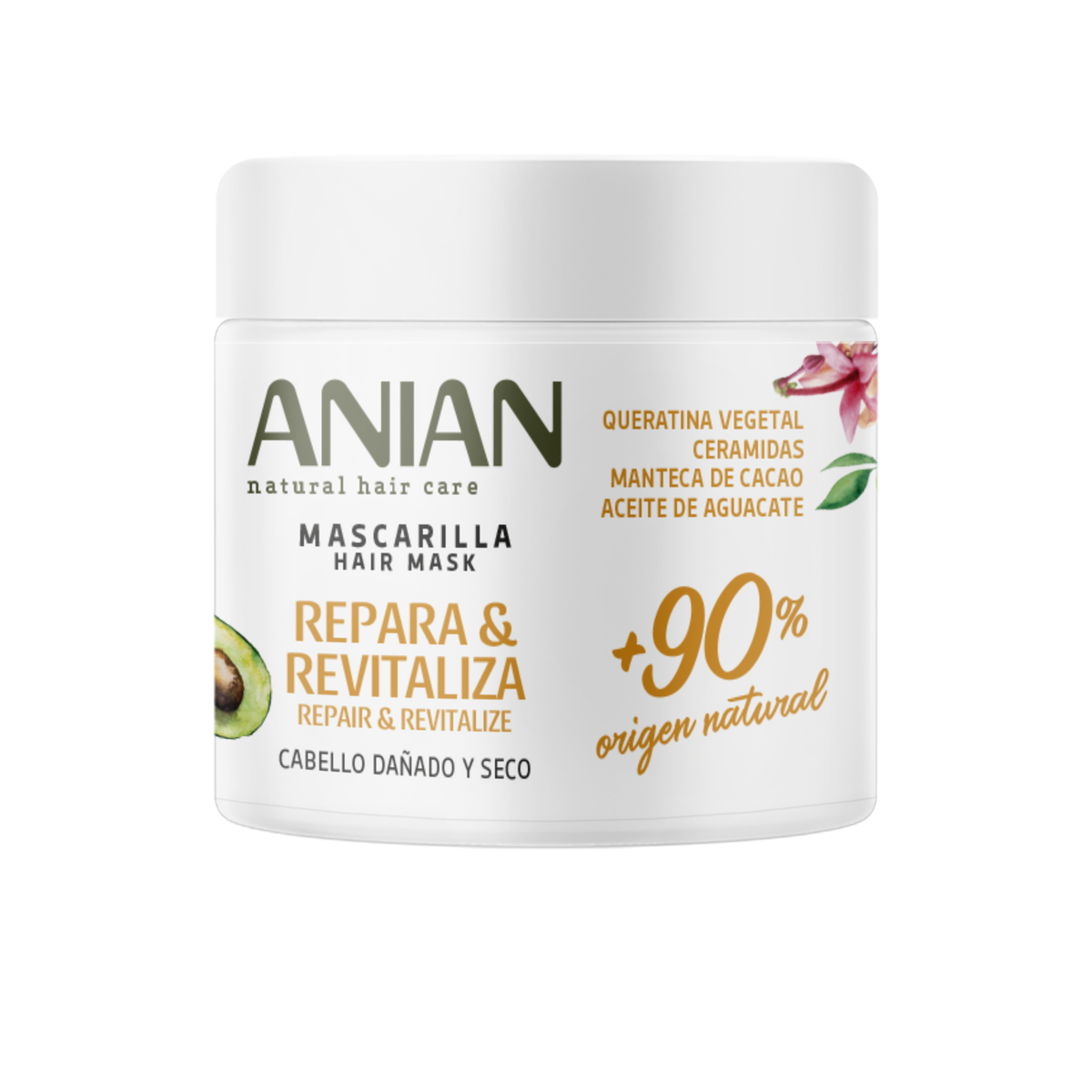 ANIAN - HAIR MASK REPARA Y REVITALIZA 350 ML