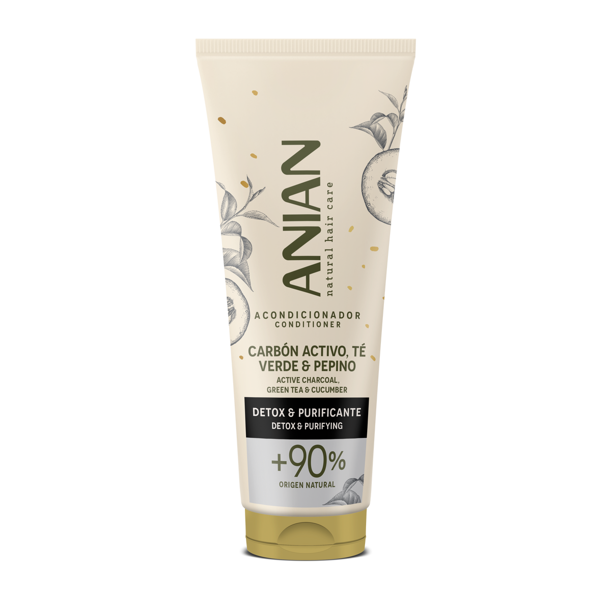 ANIAN - ACONDICIONADOR CARBON ACTIVO 250 ML