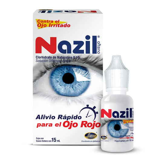NAZIL OFTENO GOTAS 15ML NAFAZOLINA 0.1%