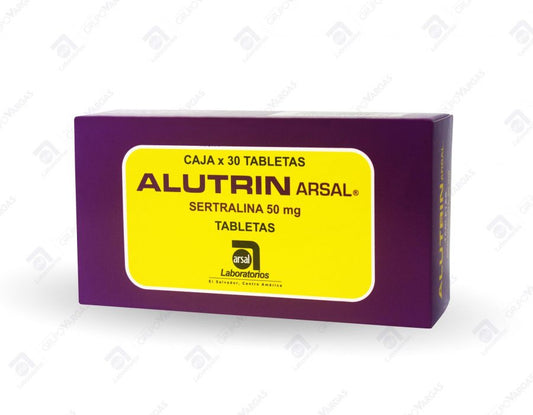 ALUTRIN 50MG X 30  SERTRALINA   TAB