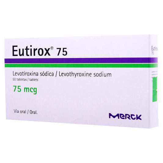 EUTIROX NF 75MCG X 50TAB  LEVOTIROXINA  TAB
