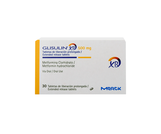 GLISULIN XR 500 1 DE 30 UNIDADES