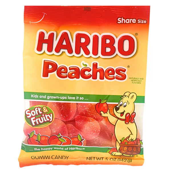 HARIBO PEACHES GUMMY 80G