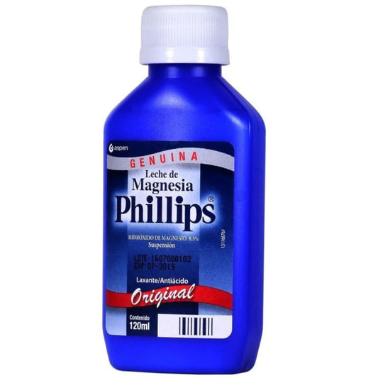 LECHE MAGNESIA PHILLIPS 120ML  ENVASE