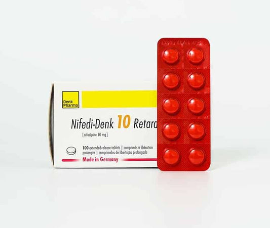 NIFEDI-DENK 10MG LPX 30 COMP  NIFEDIPINA   TAB