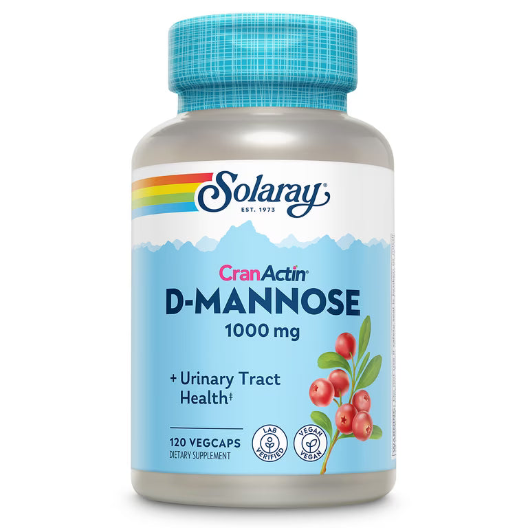 D-Mannose with CranActin - 120ct 1000mg