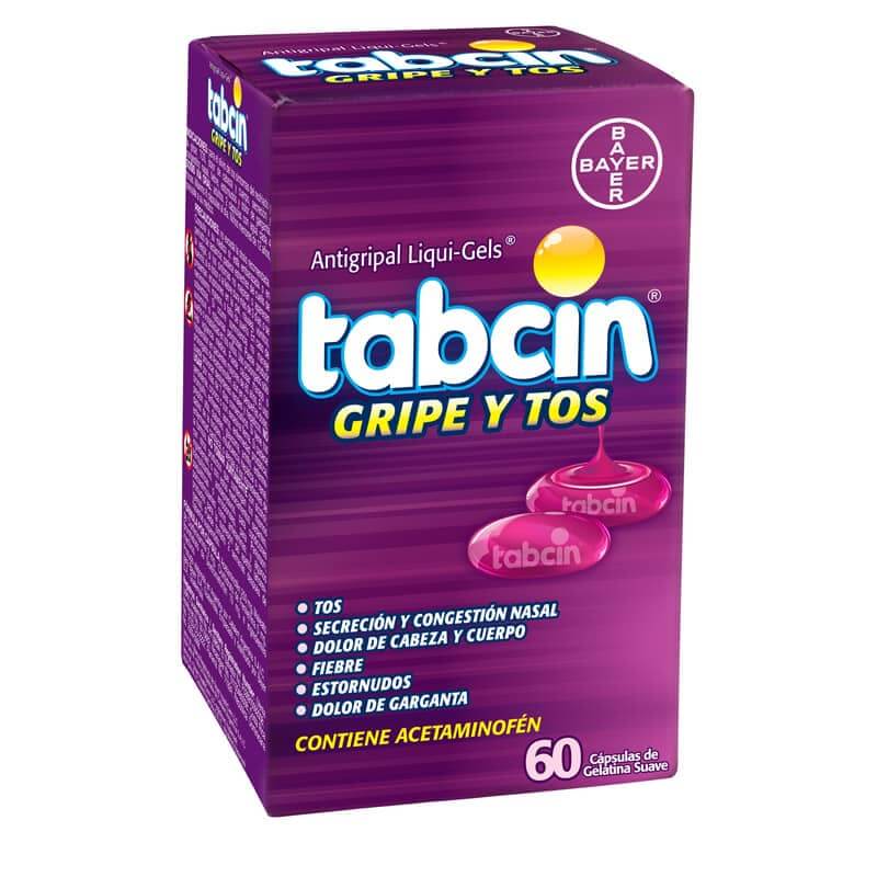 TABCIN GRIPE Y TOS LIQUIDGEL X 30 PARES (POR PARES)