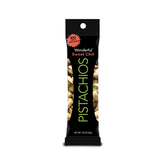 WONDERFUL PISTACHIOS SWEET CHILI 1.25OZ