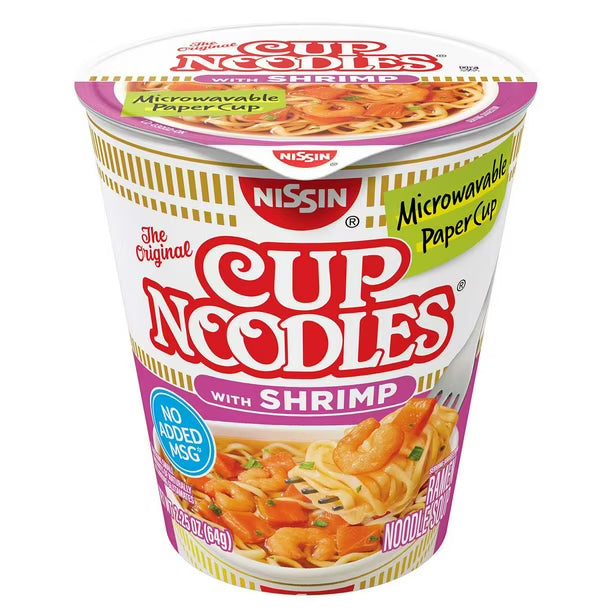 CUP O NOODLES SHRIMP 2.25OZ