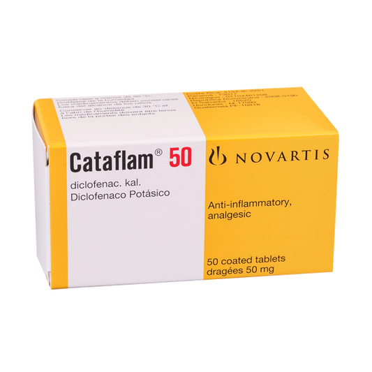 CATAFLAM 50MG X 50 GRAGEAS (POR UNIDAD)