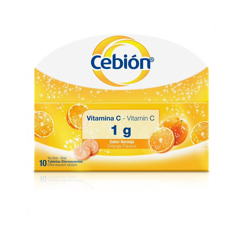 CEBION EFERVESCENTE TABLETA NARANJA