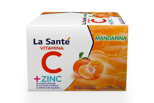 VITAMINA C + ZINC 500+15MG