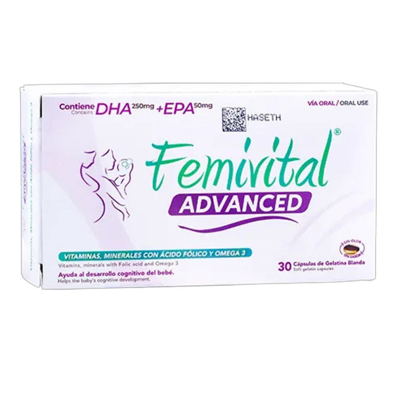 FEMIVITAL ADVANCE DHA250MG + EPA50MG X 30CAP  TAB