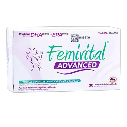 FEMIVITAL ADVANCE DHA250MG + EPA50MG X 30CAP  TAB