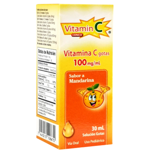 VITAMINA C GOTAS 100MG ML CENCO