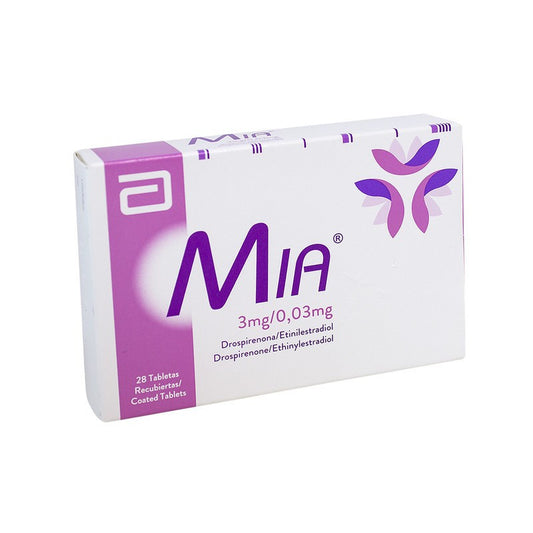 MIA X 28 TABLETAS