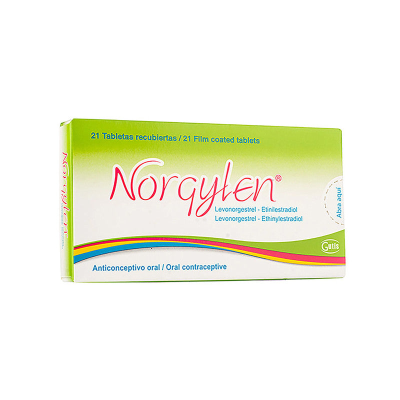 NORGYLEN GRAG. X21 (ETINILESTRADIOL/LEVONORGEST)