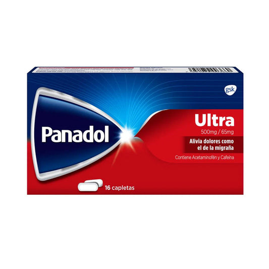 PANADOL ULTRA X 16 CAPSULAS  TAB