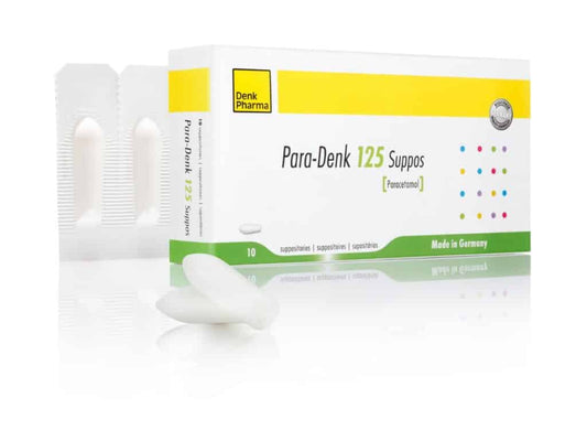 PARA DENK 125MG SUPOSIT  X 10    PARACETAMOL  TAB
