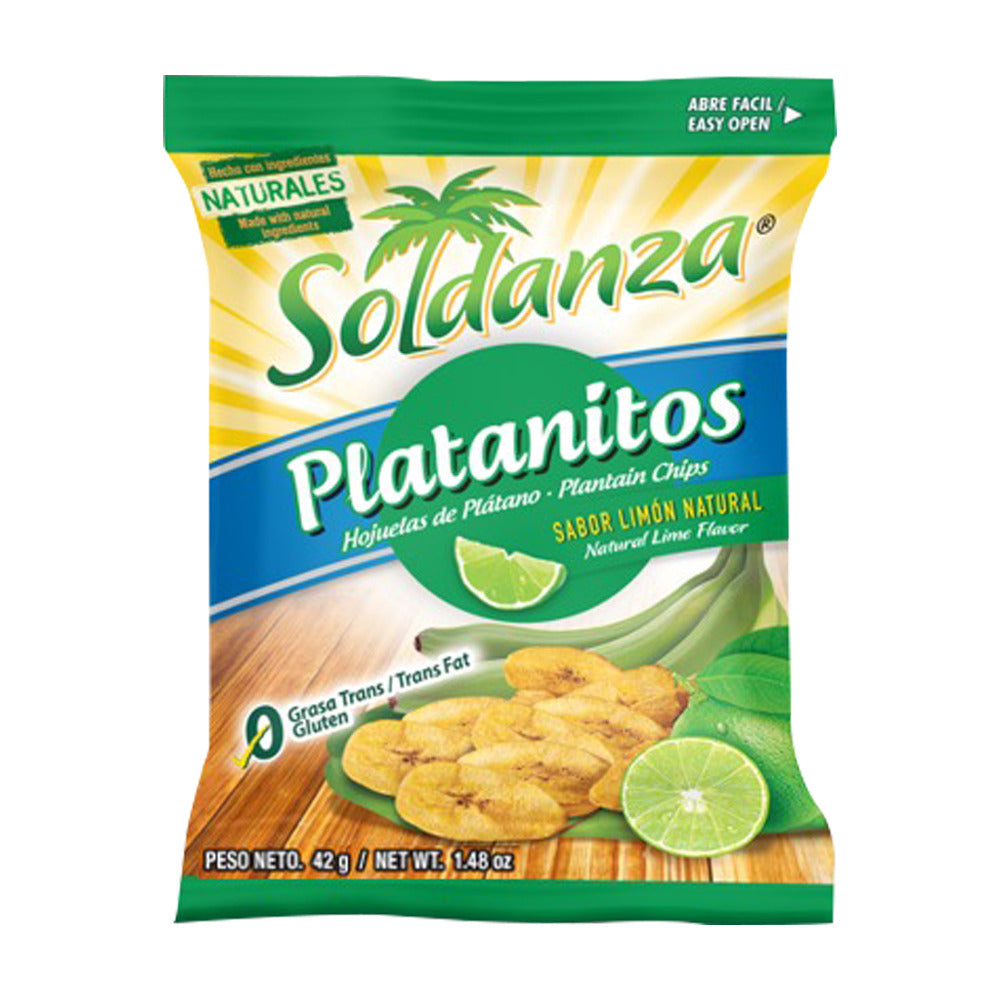 SOLDANZA PLATANITOS LIMON 42 GR