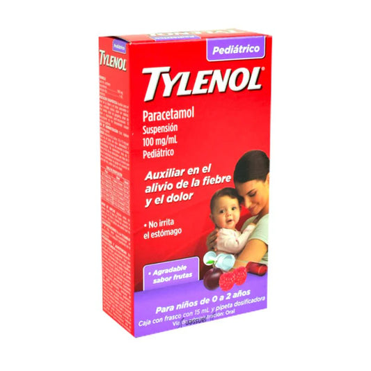 TYLENOL GOTAS SAB  CEREZA 15ML  PARACETAMOL   UND