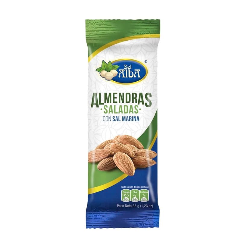 DEL ALBA SALTED ALMOND 35G